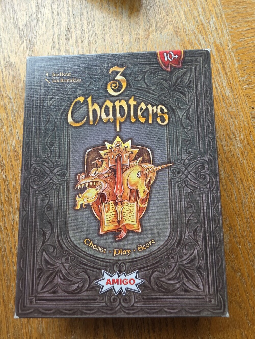 3 Chapters Card Game, Amigo 25200, Open Box, Ages 10+